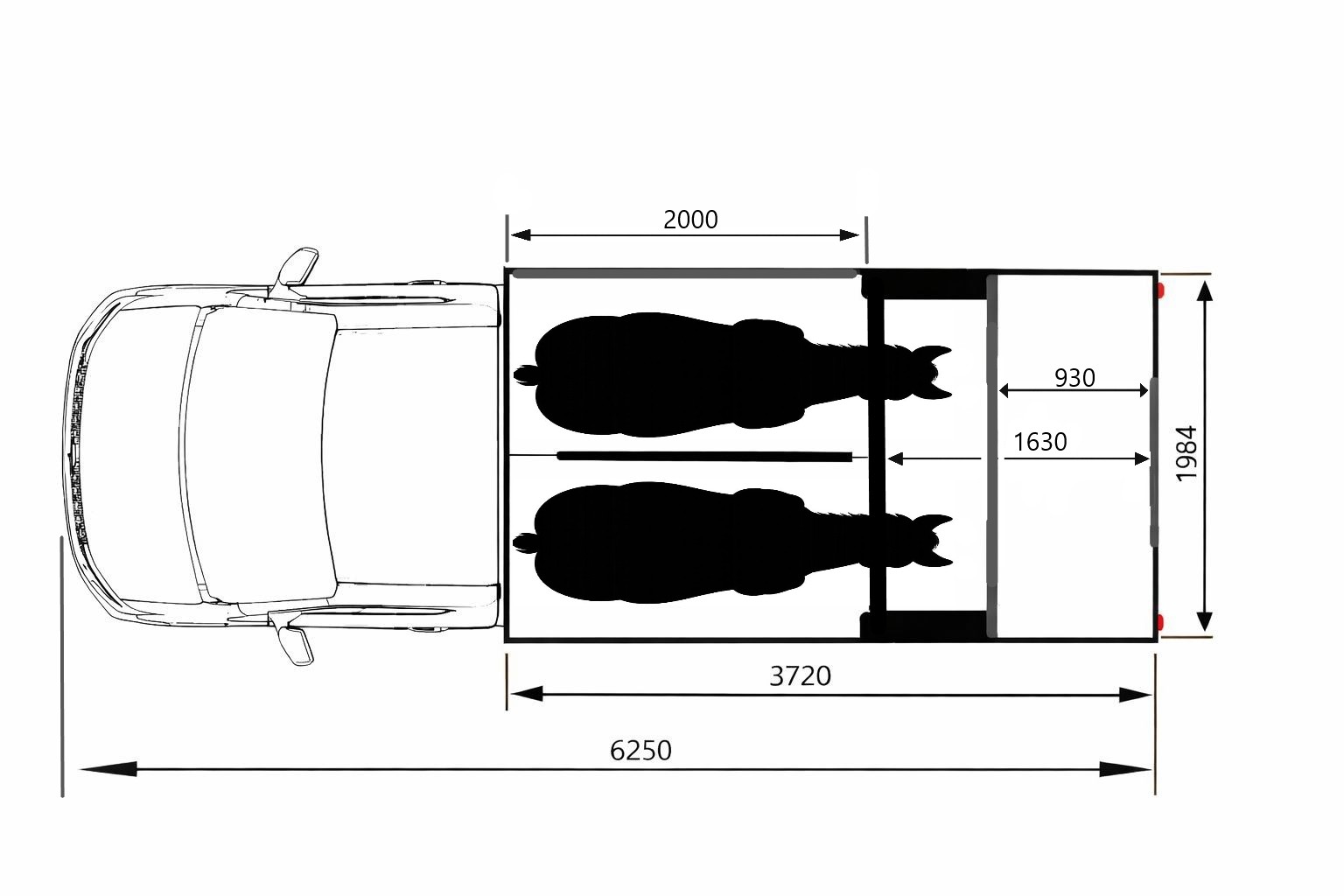 Plan Cabine 3 Places