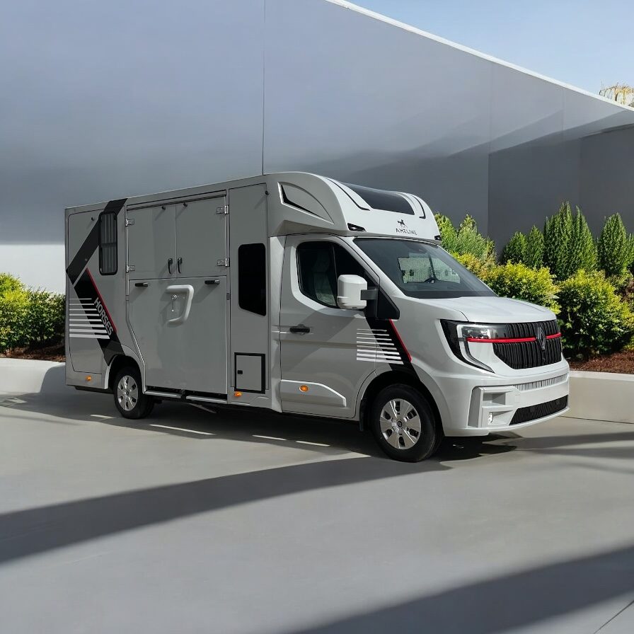 Furgoneta para caballos 5 plazas Renault master con carnet B - Furgoneta para caballos en venta